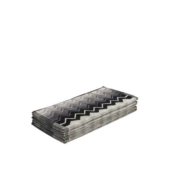 Missoni Σετ 6 τεμ. πετσέτες χεριών σε κουτί grey multicolor σειρά Giacomo Missoni Σετ 6 τεμ. πετσέτες χεριών σε κουτί grey multicolor σειρά Giacomo
