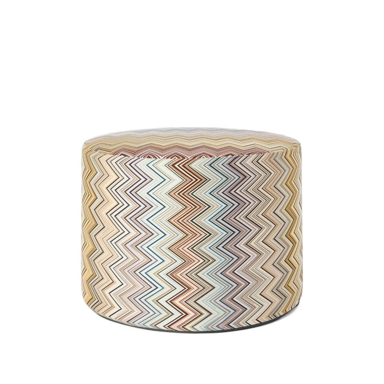 Missoni Πουφ 40x30εκ beige multicolor σειρά Jarris Σκαμπό