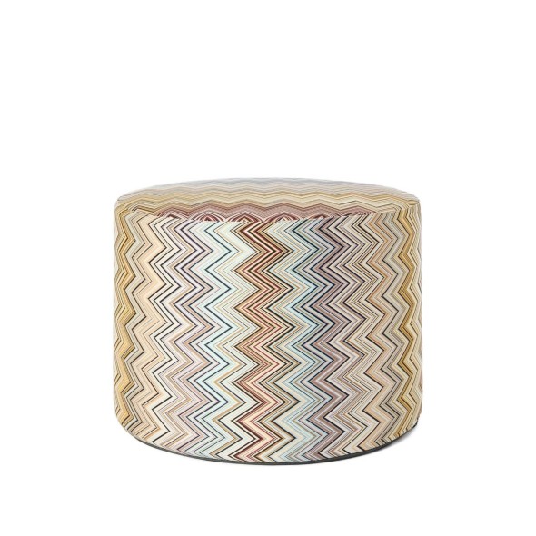 Missoni Πουφ 40x30εκ beige multicolor σειρά Jarris