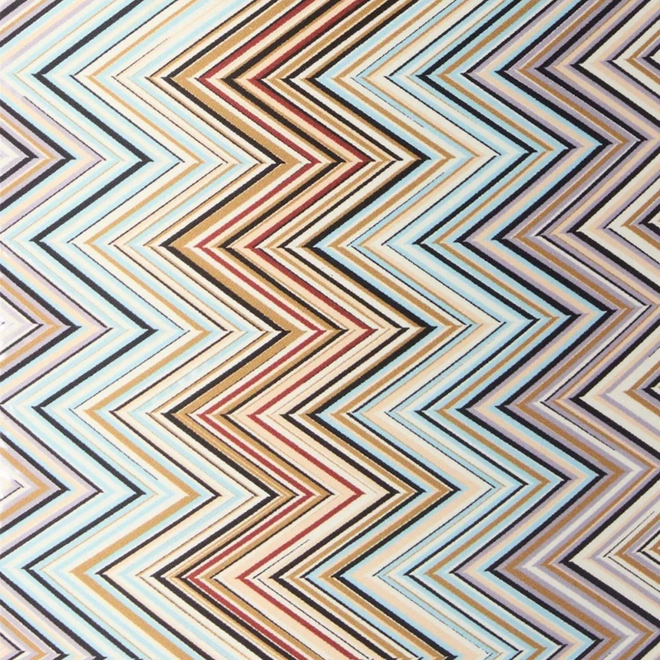 Missoni Πουφ 40x30εκ beige multicolor σειρά Jarris Σκαμπό