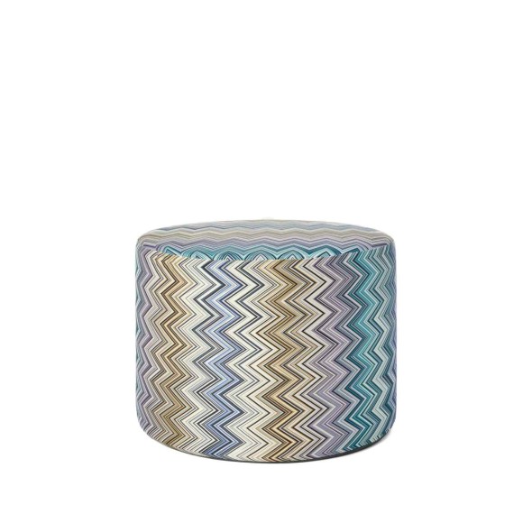 Missoni Πουφ 40x30εκ blue multicolor σειρά Jarris Missoni Πουφ 40x30εκ blue multicolor σειρά Jarris