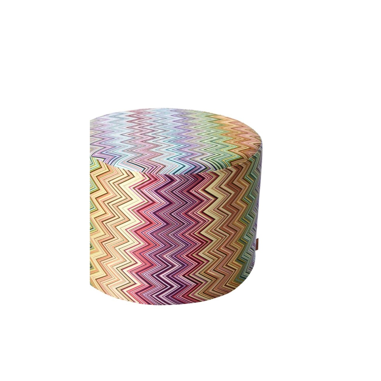 Missoni Πουφ 40x30εκ red multicolor σειρά Jarris Σκαμπό