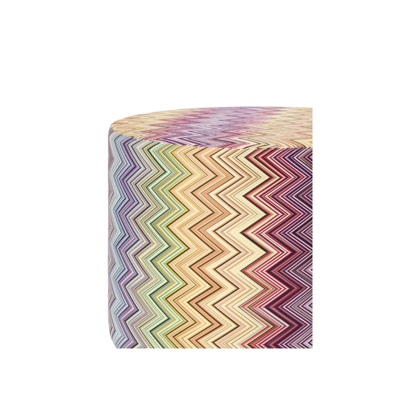 Missoni Πουφ 40x30εκ red multicolor σειρά Jarris Σκαμπό