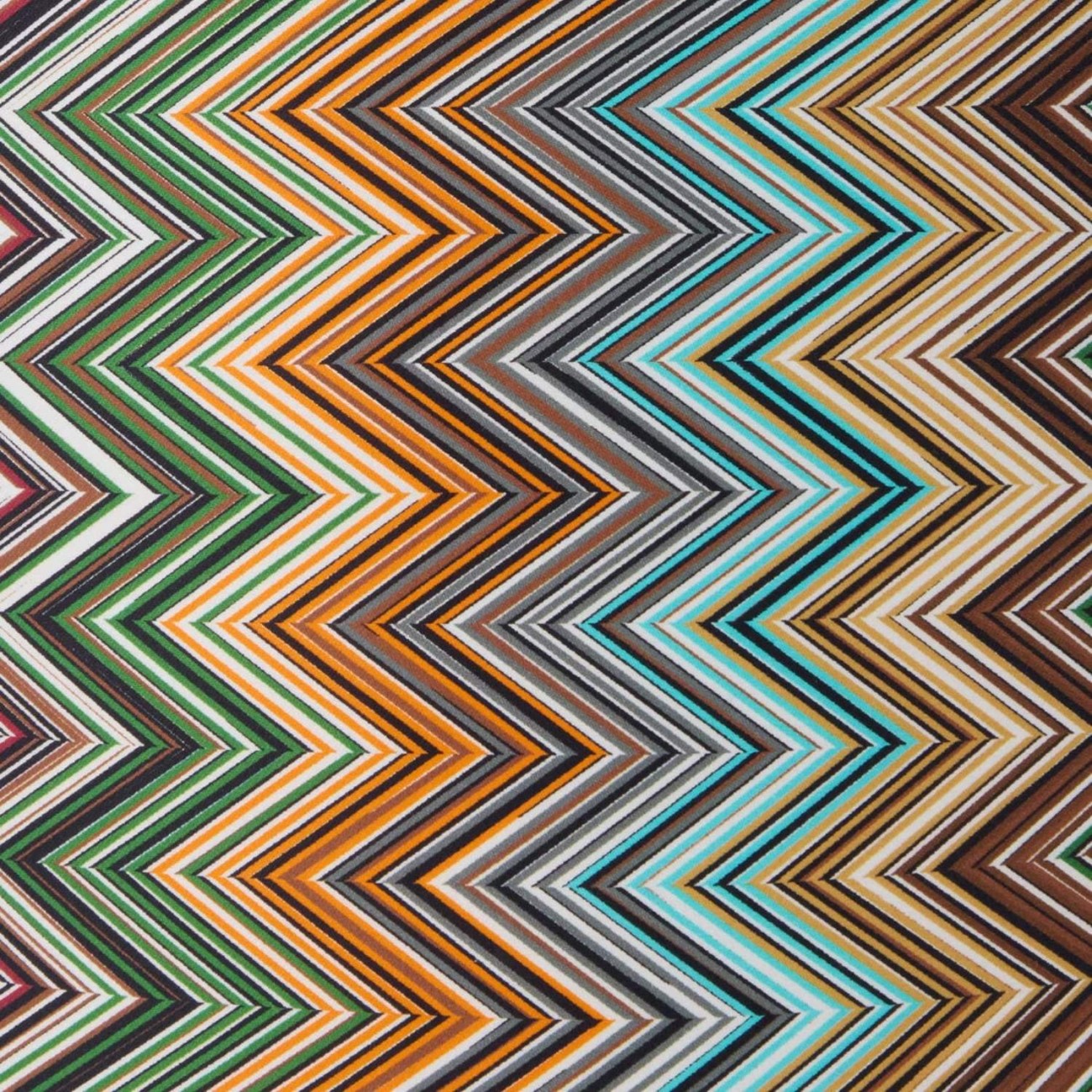 Missoni Πουφ 40x30εκ orange multicolor σειρά Jarris Σκαμπό