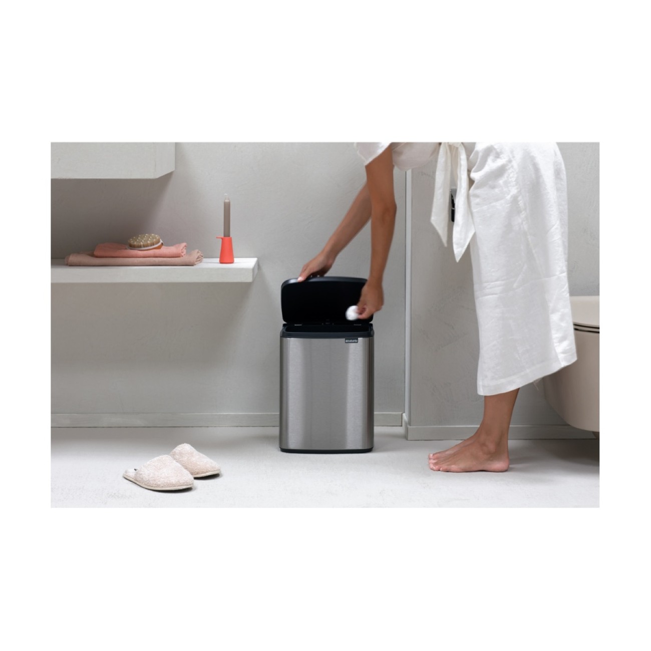 Brabantia Δοχείο απορριμμάτων Waste Bin 7L Matt Steel σειρά BO
 Κάδοι Απορριμμάτων 