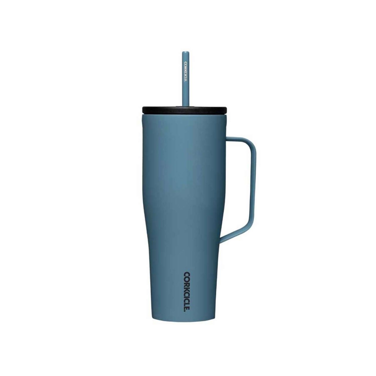 Corkcicle Ισοθερμική κούπα με καλαμάκι 890ML σκούρο μπλε σειρά Cold Cup XL Θερμός Κανάτες/Κούπες