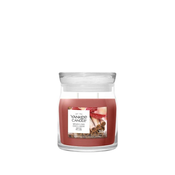 Yankee Candle Αρωματικό Κερί Signature σε Γυάλινο Δοχείο Medium σειρά Sparkling cinnamon (368γρ.)
Yankee Candle Αρωματικό Κερί Signature σε Γυάλινο Δοχείο Medium σειρά Sparkling cinnamon (368γρ.)