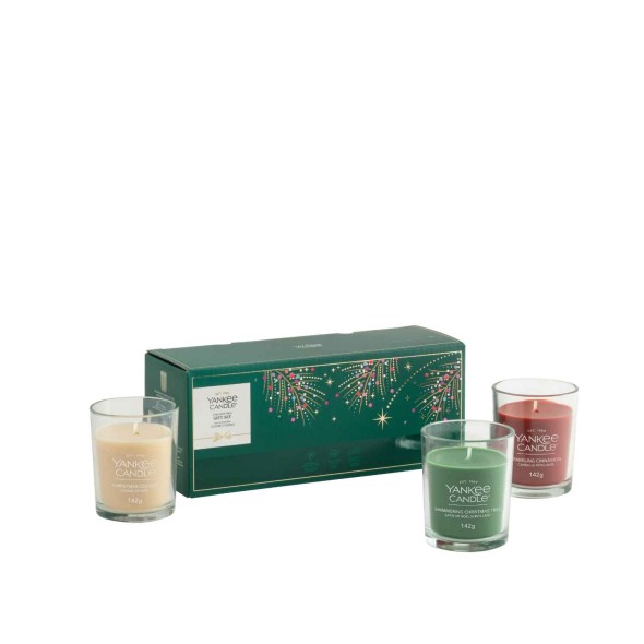 Yankee Candle Giftset με 3 Χριστουγεννιάτικα Αρωματικά small κεριά (142γρ)
Yankee Candle Giftset με 3 Χριστουγεννιάτικα Αρωματικά small κεριά (142γρ)