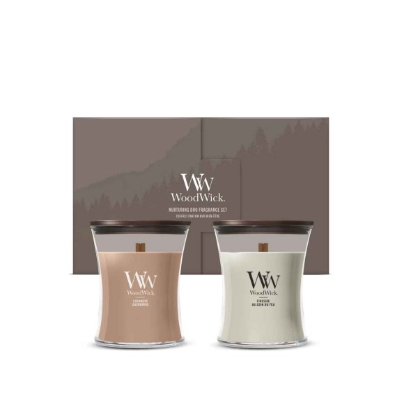 WoodWick Gifset με 2 Αρωματικά medium κεριά (275γρ)
