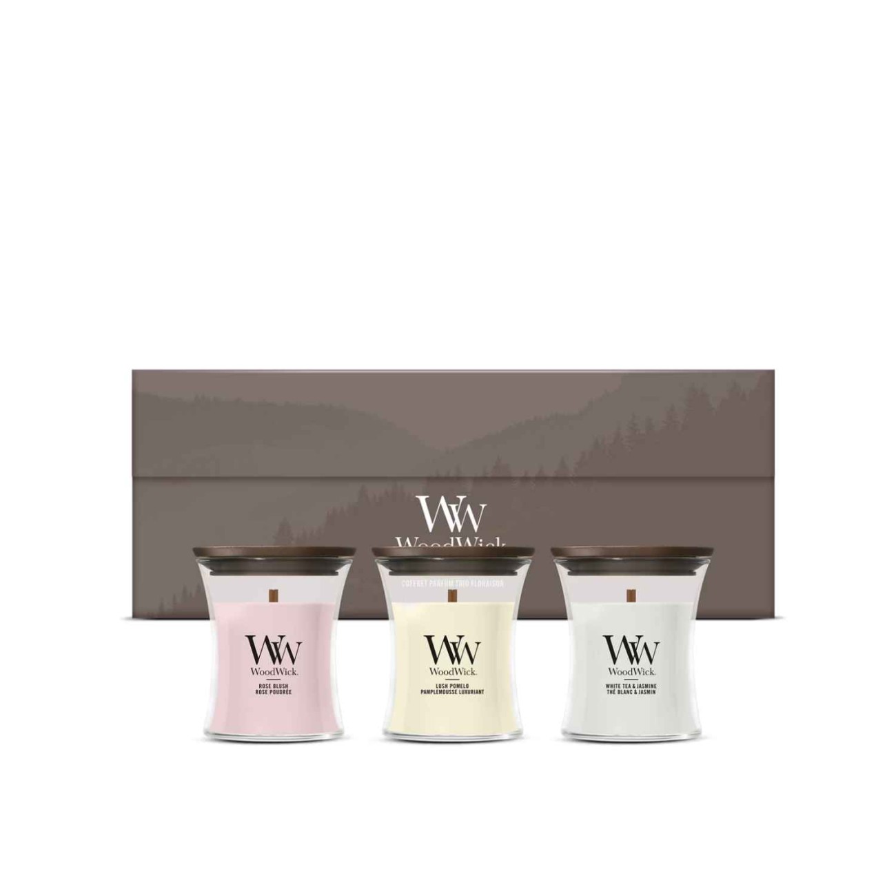 WoodWick Gifset με 3 Αρωματικά small κεριά (85γρ) Αρωματικα Κεριά