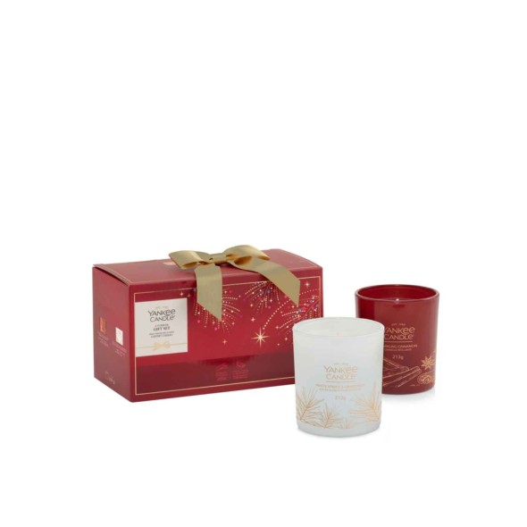 Yankee Candle Giftset με 2 Χριστουγεννιάτικα Αρωματικά small κεριά (213γρ)
Yankee Candle Giftset με 2 Χριστουγεννιάτικα Αρωματικά small κεριά (213γρ)
