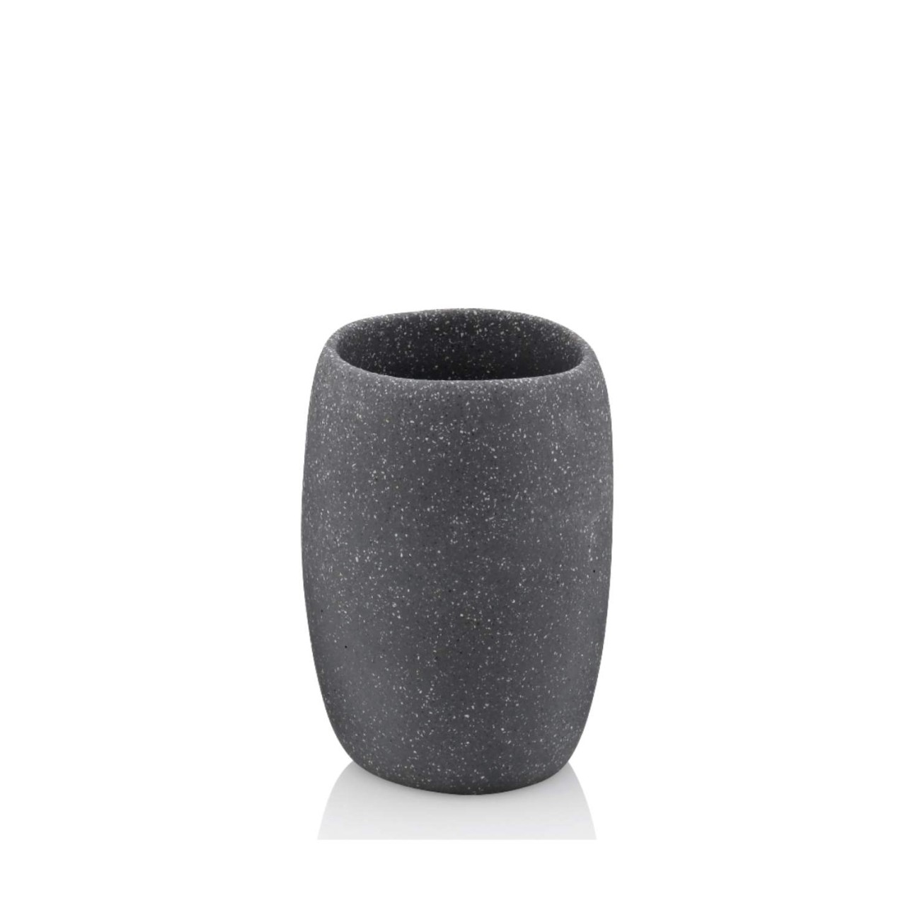 Kela Θήκη για οδοντόβουρτσες Φ7,5x10,5cm γκρι Roda Αξεσουάρ Μπάνιου