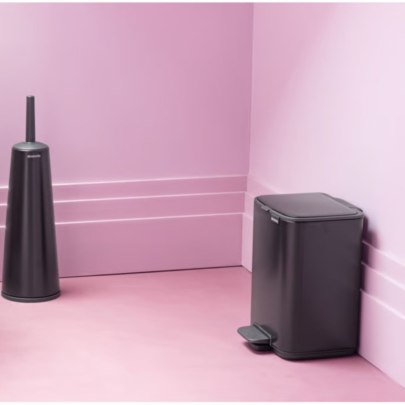 Brabantia Δοχειο Απορριμάτων 4Lt Matt Black σειρά Bo Κάδοι Απορριμμάτων 