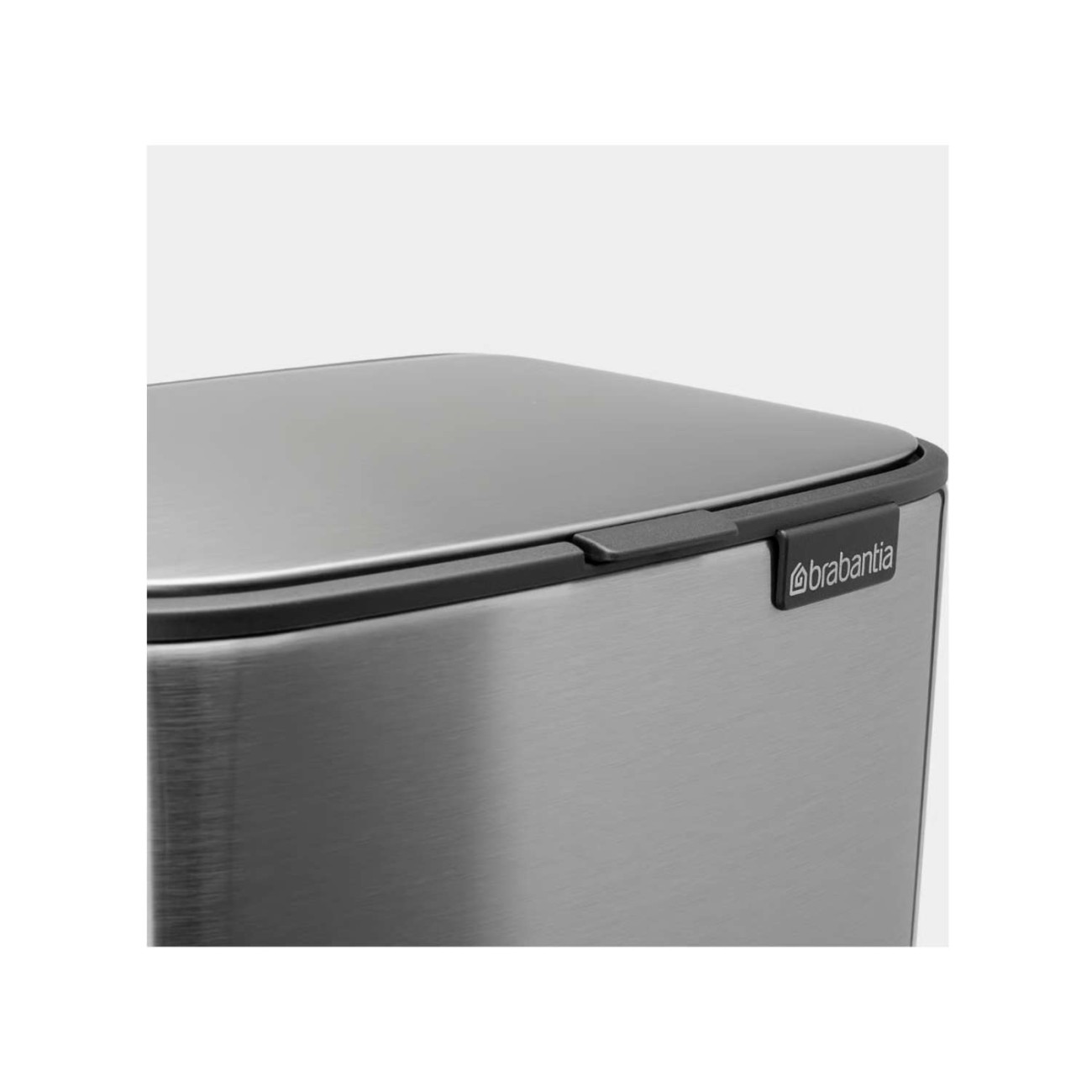 Brabantia Δοχείο Απορριμάτων 7lt Matt Steel Fingerprint Proof σειρά Bo Pedal Κάδοι Απορριμμάτων 