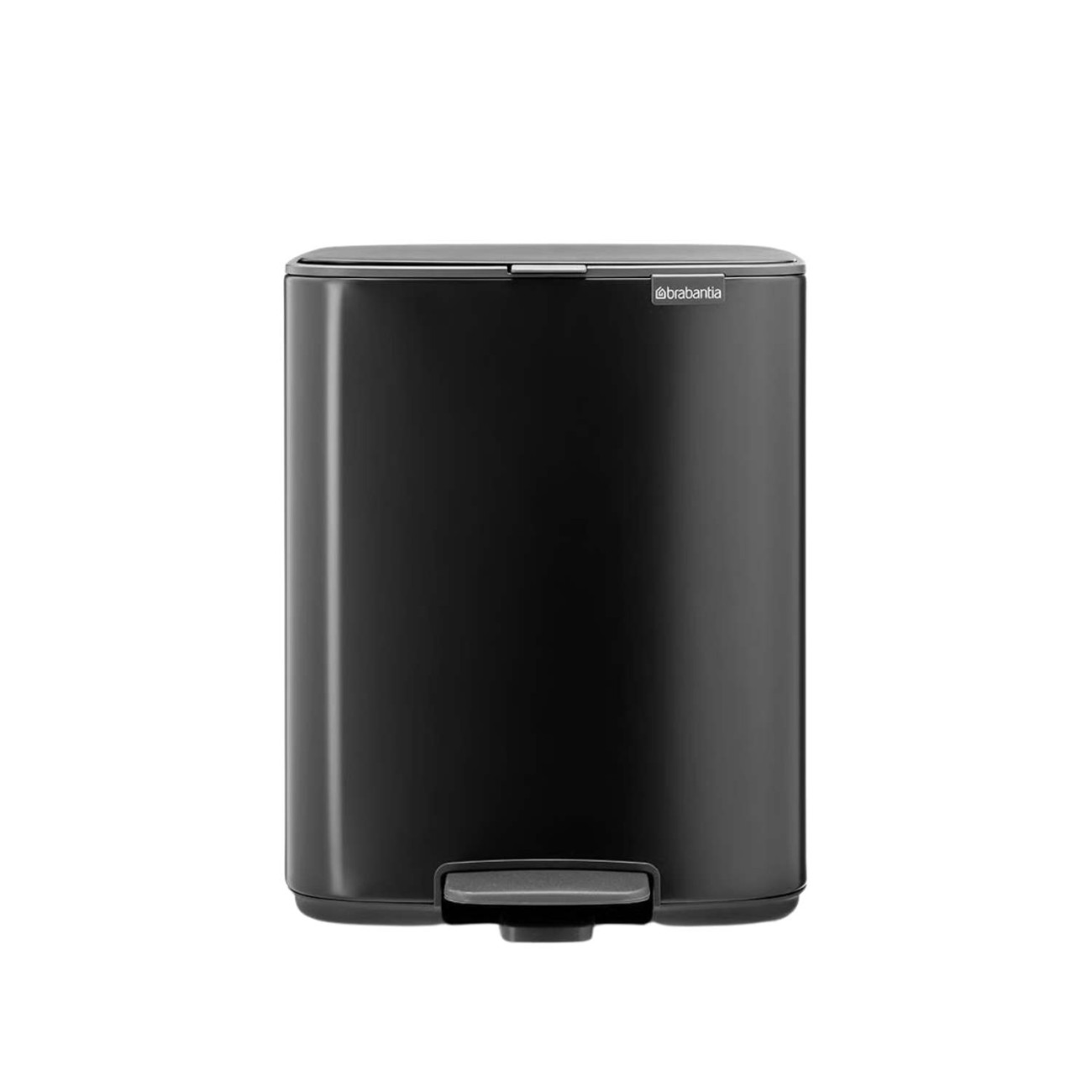 Brabantia Δοχειο Απορριμάτων 12Lt Matt Black σειρά Bo Κάδοι Κουζίνας