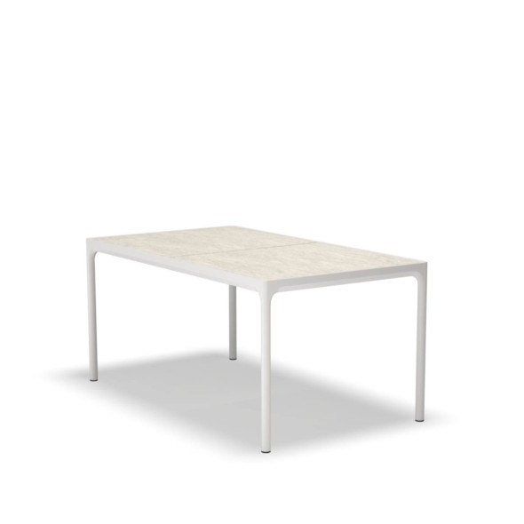 Houe Τραπέζι 160x90x74cm κεραμικό με ατσάλινο σκελετό σειρά FOUR
