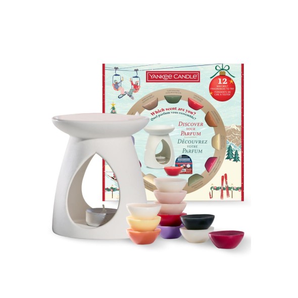 Yankee Candle Giftset με συσκευή καύσης & 12 αρωματικές τάρτες