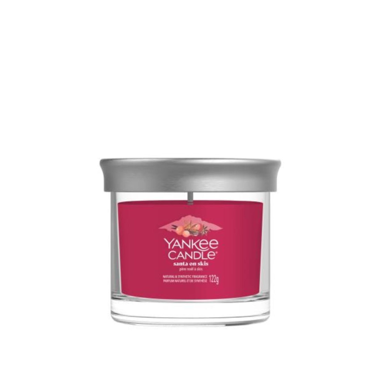 Yankee Candle Κερί σε Γυάλινο Δοχείο Small σειρά Santa on Skis Αρωματικα Κεριά