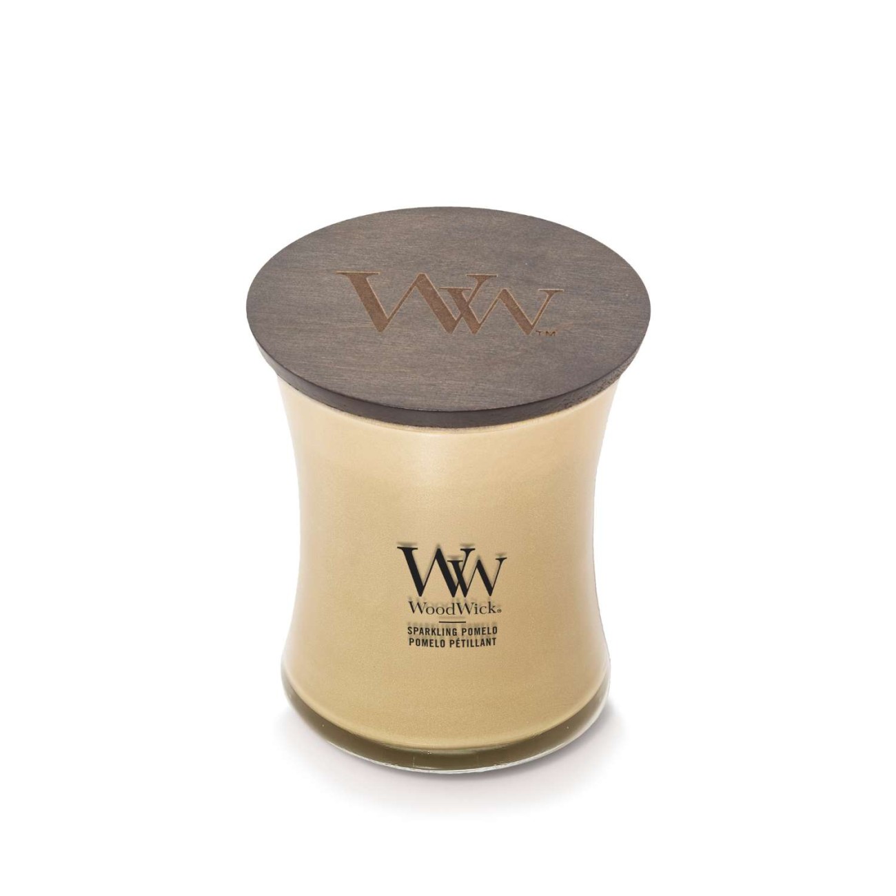 WoodWick Αρωματικό Κερί σε Γυάλινο Δοχείο σειρά Precious Metal Sparkling Pomelo Αρωματικα Κεριά