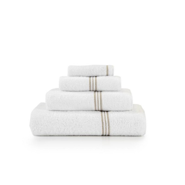 Frette Πετσέτα σώματος 100Χ150εκ. χρώμα λευκό/savage beige, 100% βαμβάκι, 550gsm σειρά Triplo Popeline
Frette Πετσέτα σώματος 100Χ150εκ. χρώμα λευκό/savage beige, 100% βαμβάκι, 550gsm σειρά Triplo Popeline