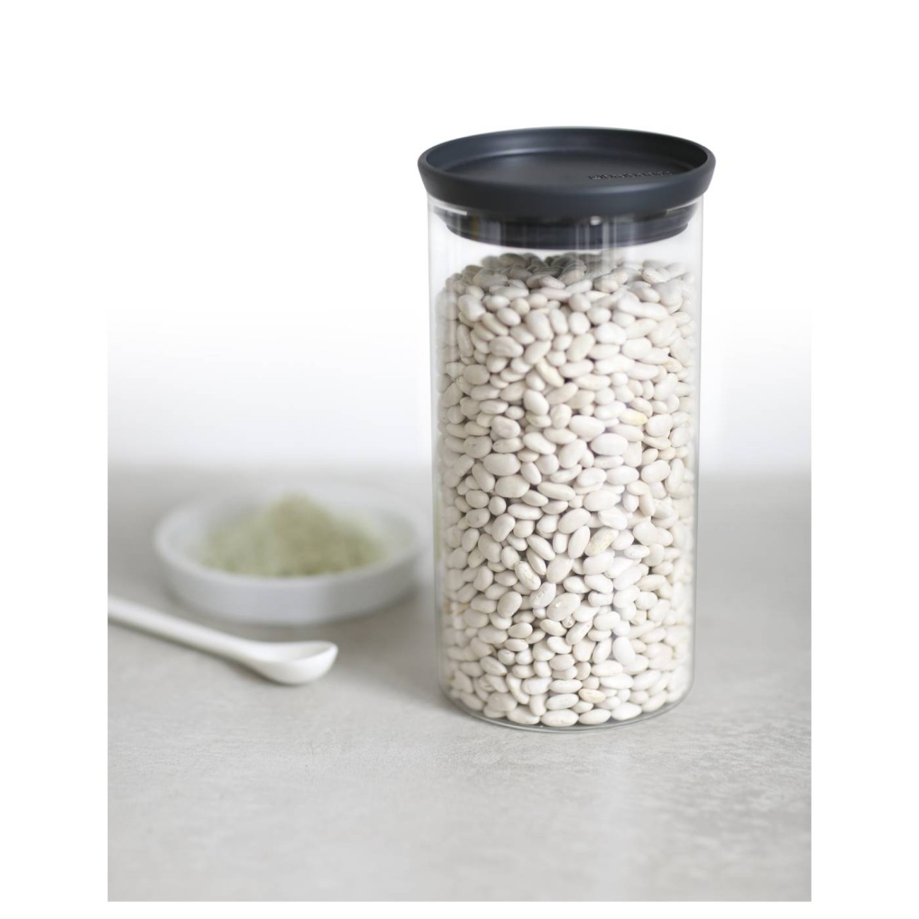 Brabantia Δοχείο κουζίνας 1,1lt Dark Grey Δοχεία Τροφίμων