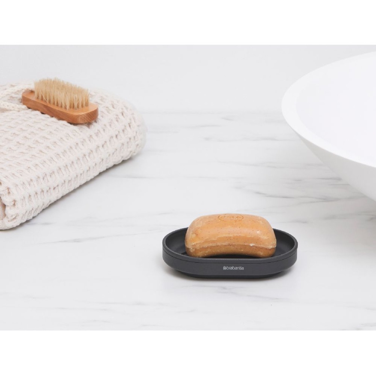 Brabantia Θήκη σαπουνιού Mineral Infinite Grey σειρά Mindset
 Αξεσουάρ Μπάνιου