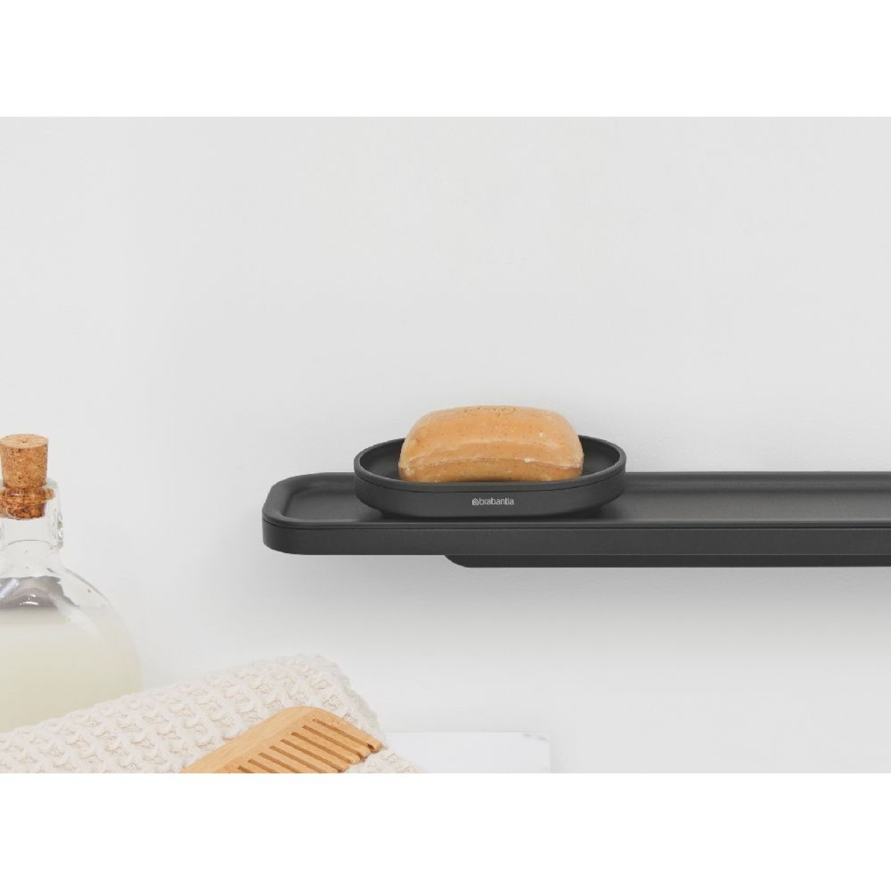 Brabantia Θήκη σαπουνιού Mineral Infinite Grey σειρά Mindset
 Αξεσουάρ Μπάνιου