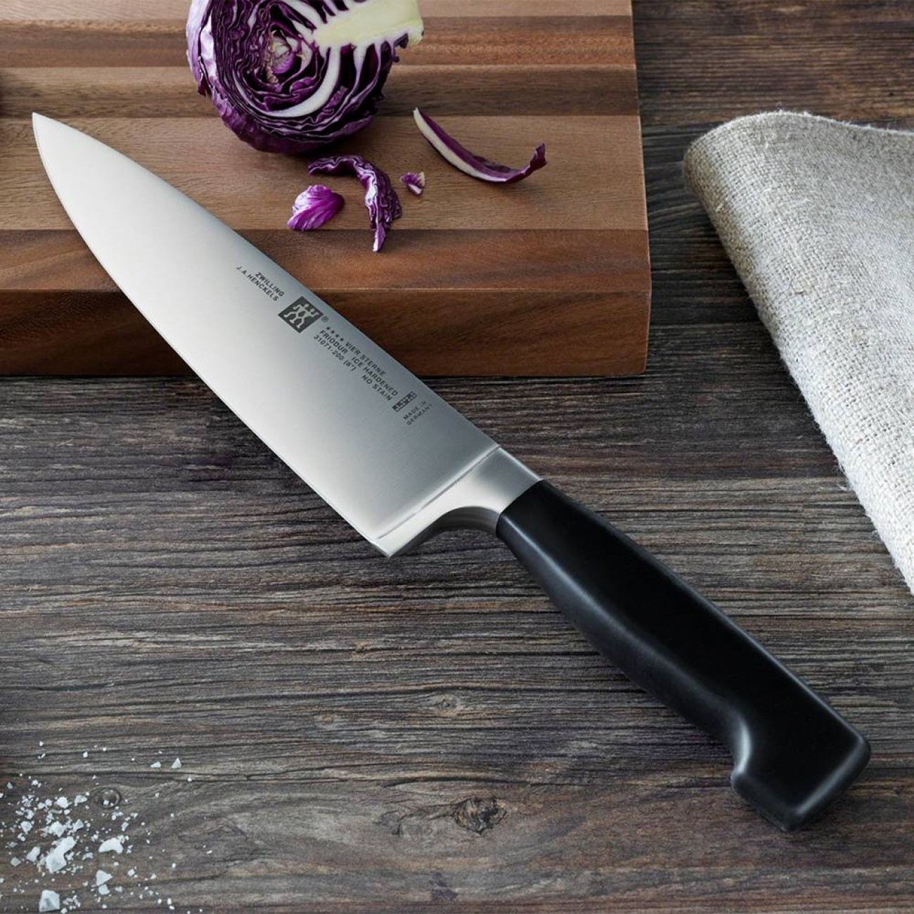 Zwilling Μαχαίρι Chef 20εκ. σειρά ****Vier Sterne Μαχαίρια Κουζίνας & Βάσεις κοπής