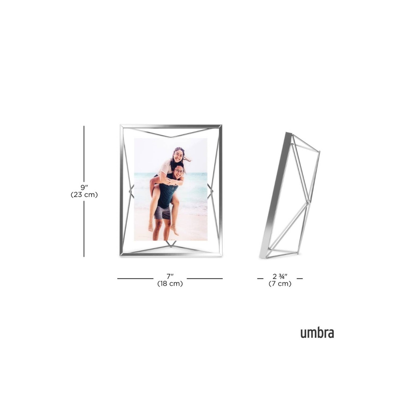 Umbra Φωτογραφοθήκη 13x18cm χρώμιο σειρά Prisma Φωτογραφοθήκες (κορνίζες)