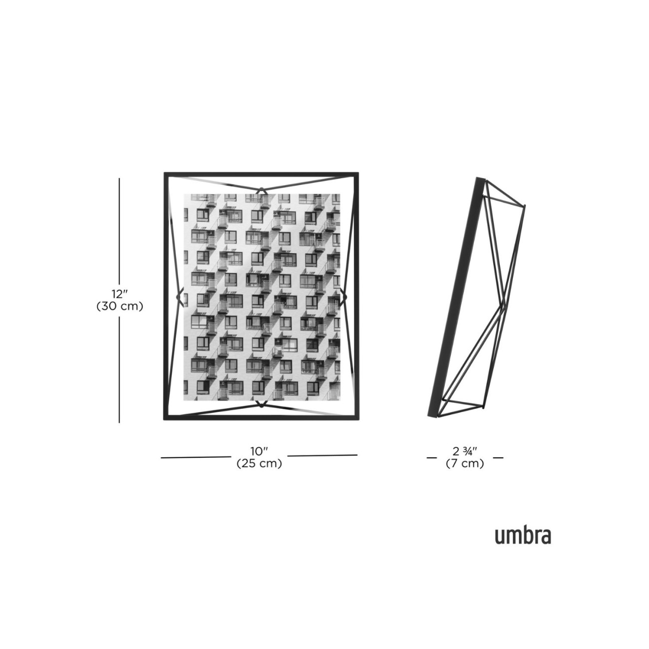 Umbra Φωτογραφοθήκη 20x25cm μαύρο σειρά Prisma Φωτογραφοθήκες (κορνίζες)