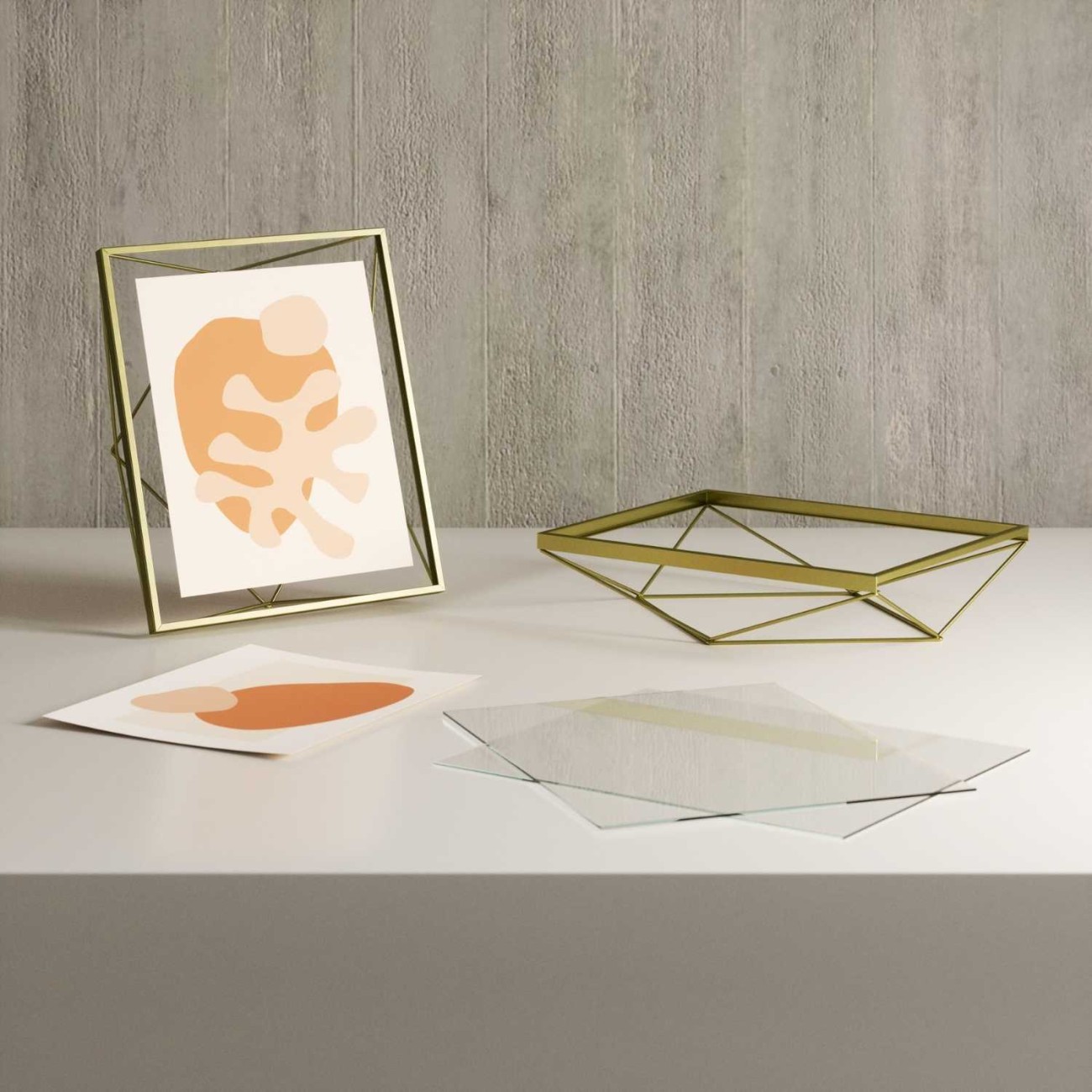 Umbra Φωτογραφοθήκη 20x25cm χρυσό σειρά Prisma Φωτογραφοθήκες (κορνίζες)