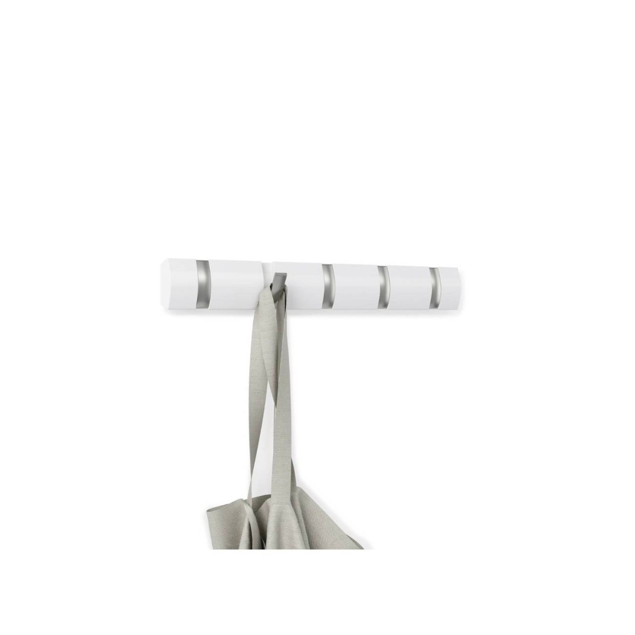 Umbra Κρεμάστρα τοίχου 51cm 5 θέσεων λευκό σειρά Flip New Arrivals