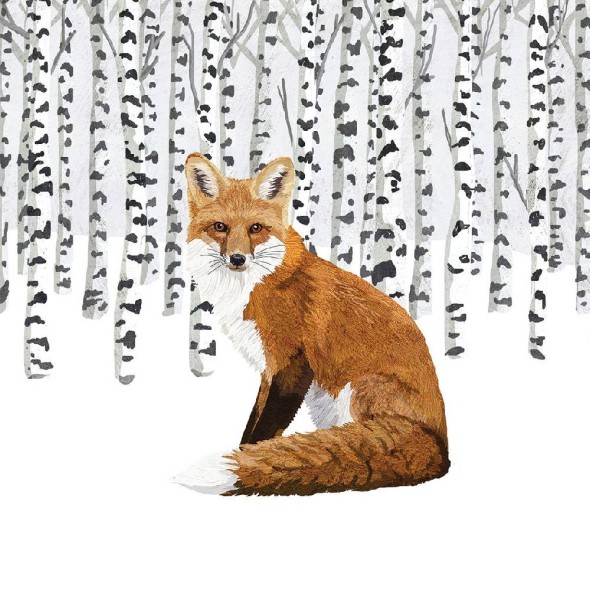 Paperproducts Design - PPD Χαρτοπετσέτα 25x25cm σειρά Wilderness Fox