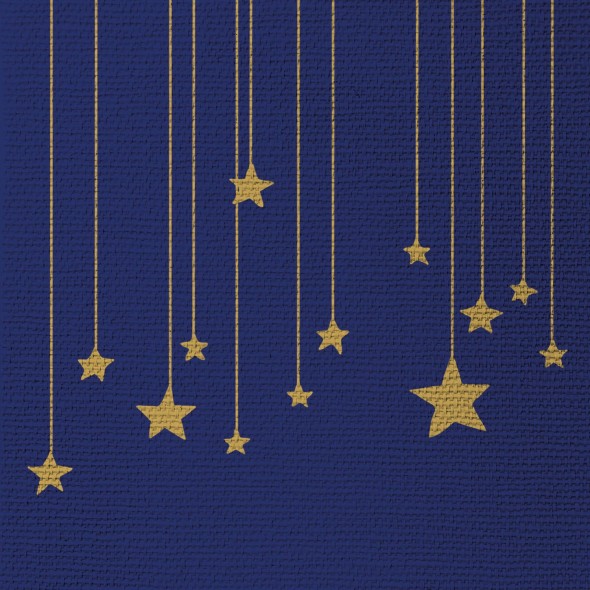 Paperproducts Design - PPD Χαρτοπετσέτα 33x33cm μπλε σειρά Stars on Canvas Paperproducts Design - PPD Χαρτοπετσέτα 33x33cm μπλε σειρά Stars on Canvas