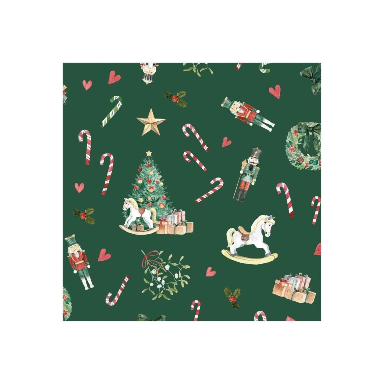 Paperproducts Design - PPD Χαρτοπετσέτα 33x33 εκ. σειρά Heritage Christmas Χριστουγεννιάτικα