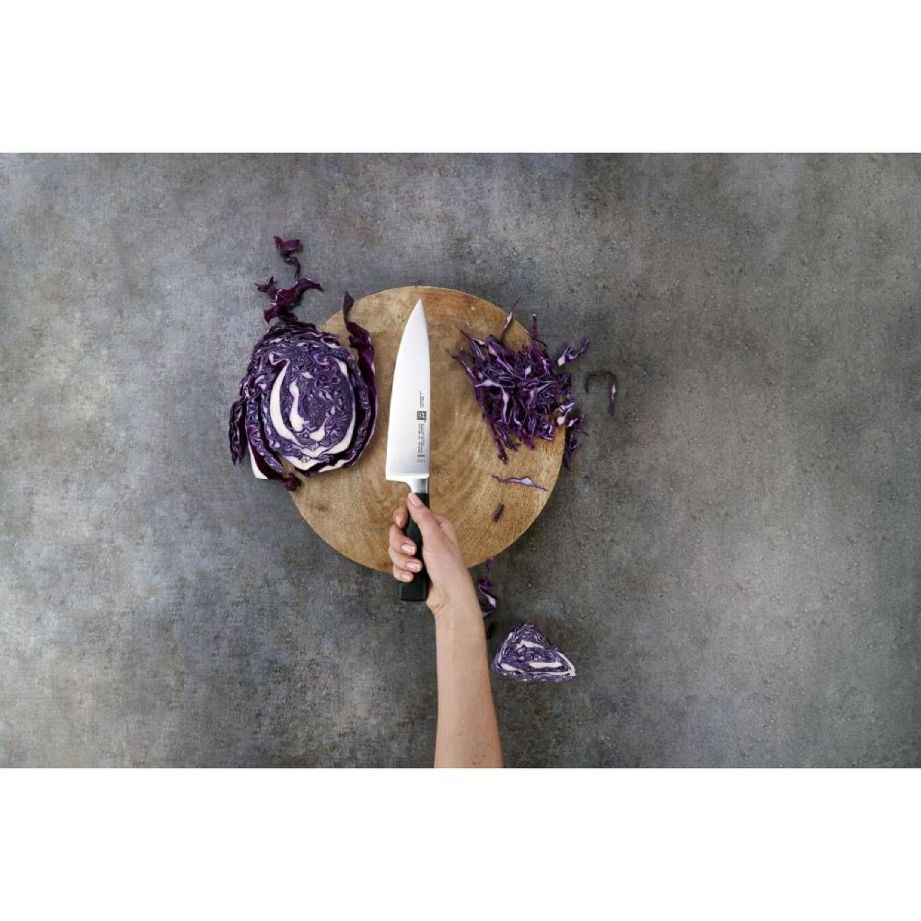 Zwilling J.A Henckels Σετ 2 τεμ. μαχαίρια (μαχαίρι chef 20 εκ. & μαχαίρι ξεφλουδίσματος 10 εκ.) σειρά  ****Vier Sterne Μαχαίρια Κουζίνας & Βάσεις κοπής