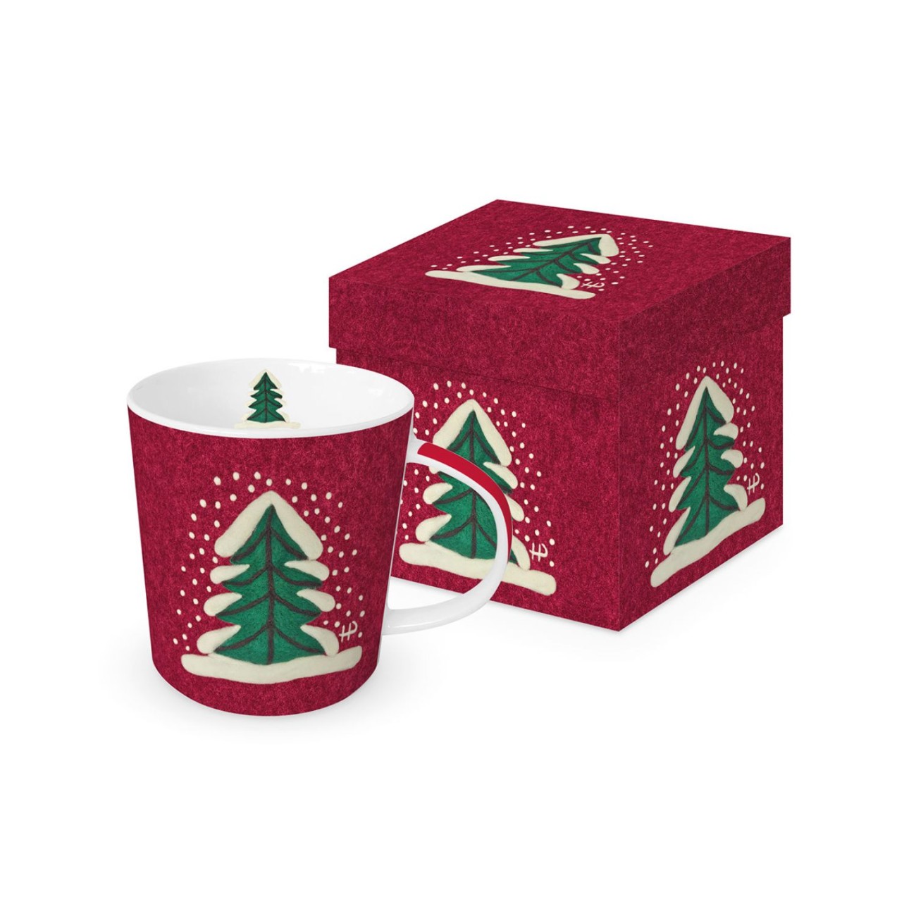 Paperproducts Design - PPD Κούπα 350ml σε κουτί σειρά Tanne im Schnee Χριστουγεννιάτικα