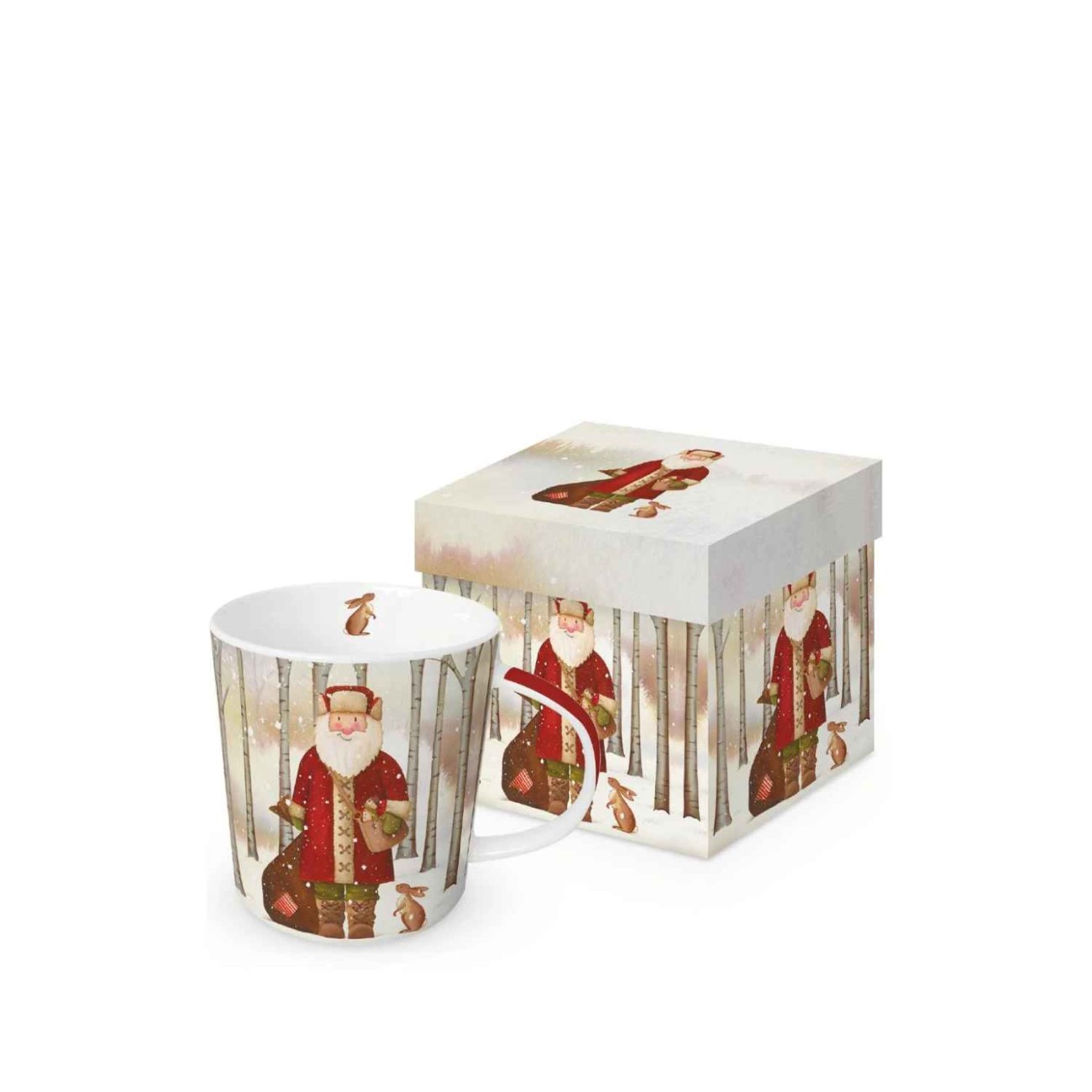 Paperproducts Design - PPD Κούπα 400ml σε κουτί σειρά Santa and Rabbit Χριστουγεννιάτικα