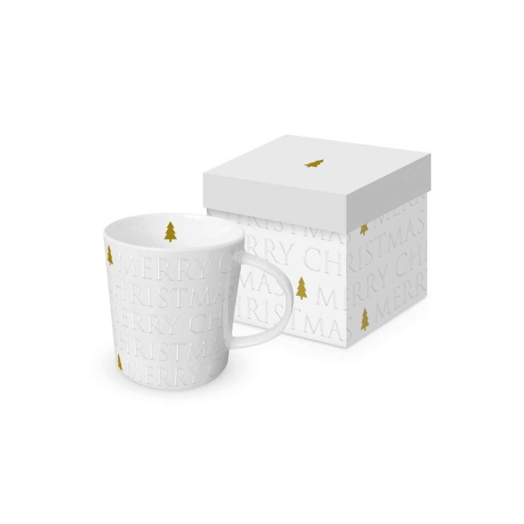 Paperproducts Design - PPD Κούπα 400ml σε κουτί σειρά Christmas Letters Tree White Paperproducts Design - PPD Κούπα 400ml σε κουτί σειρά Christmas Letters Tree White