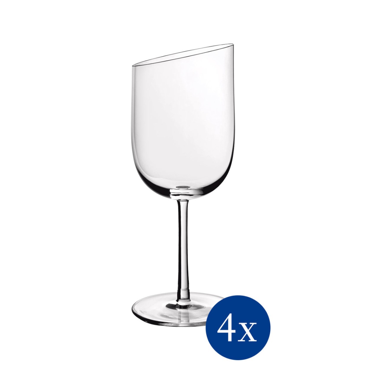 Villeroy & Boch Σετ 4 τεμ. ποτήρι λευκού κρασιού 0,30 λτ. σειρά NewMoon by Villeroy & Boch