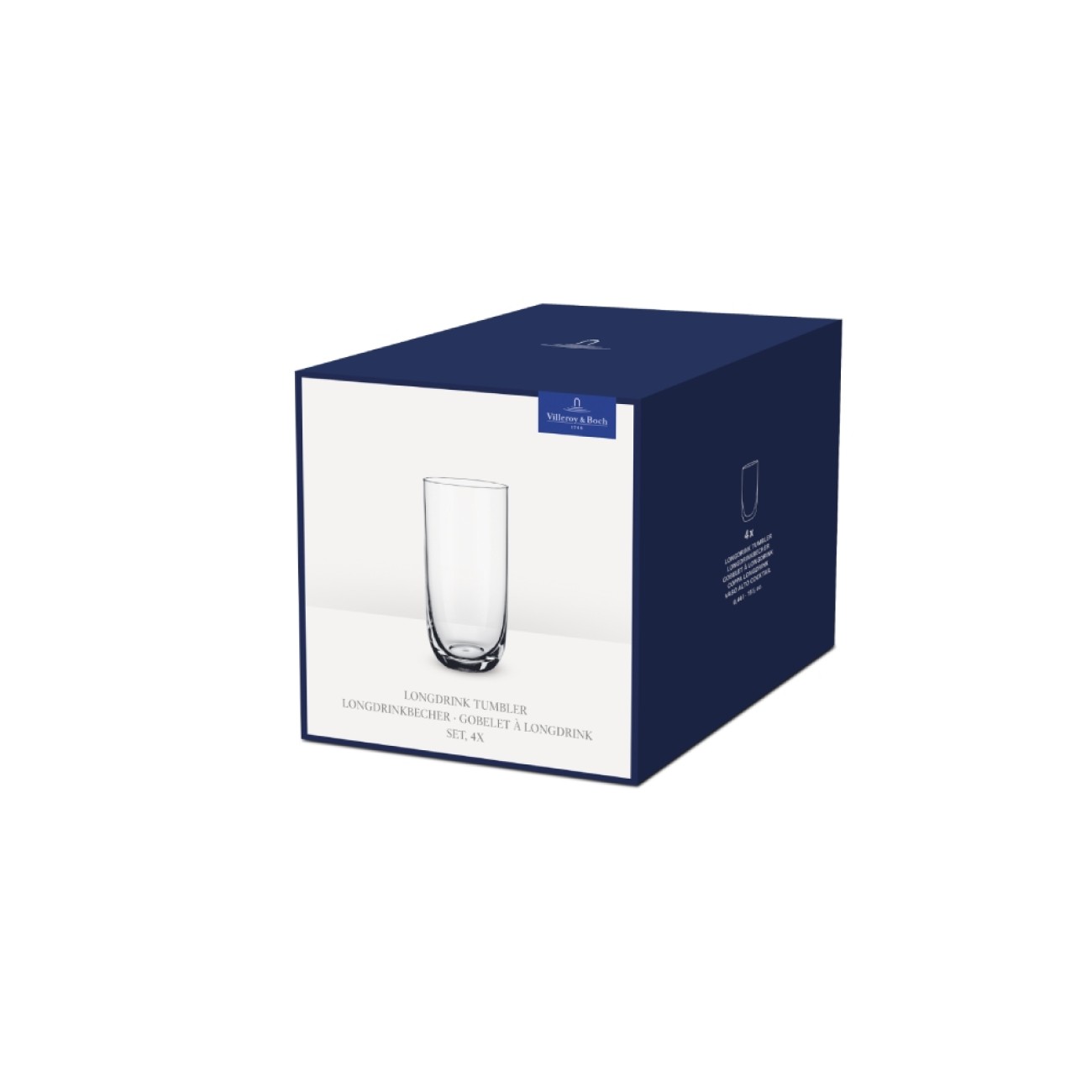 Villeroy & Boch Σετ 4 τεμ. Ποτήρια αναψυκτικού/νερού 0,44 lt σειρά La Divina La Divina by Villeroy & Boch