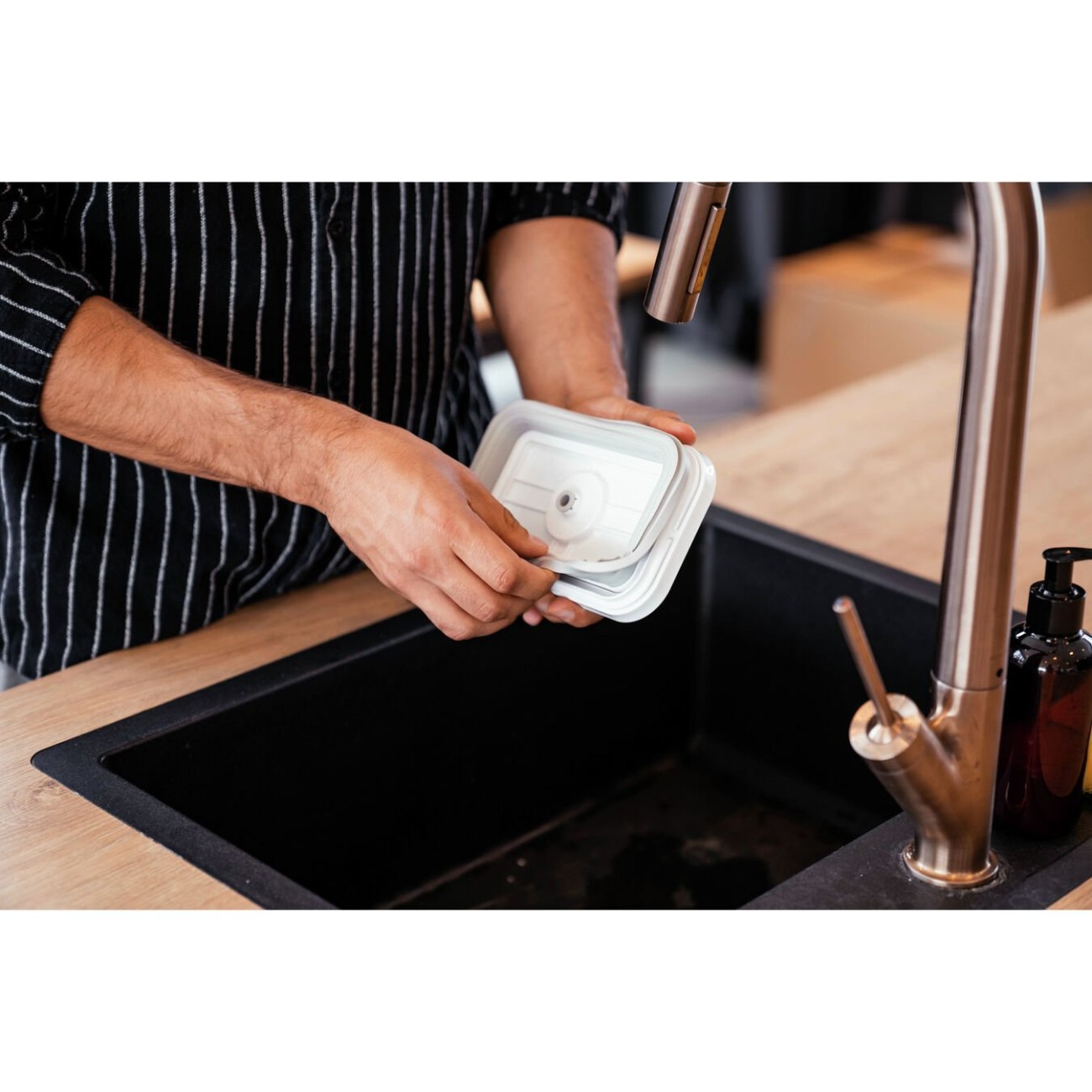 Zwilling Δοχείο τροφίμων Vacuum L παραλληλόγραμμο 2/1,6 lt 21X14Χ13 cm σειρά Fresh & Save Δοχεία Τροφίμων