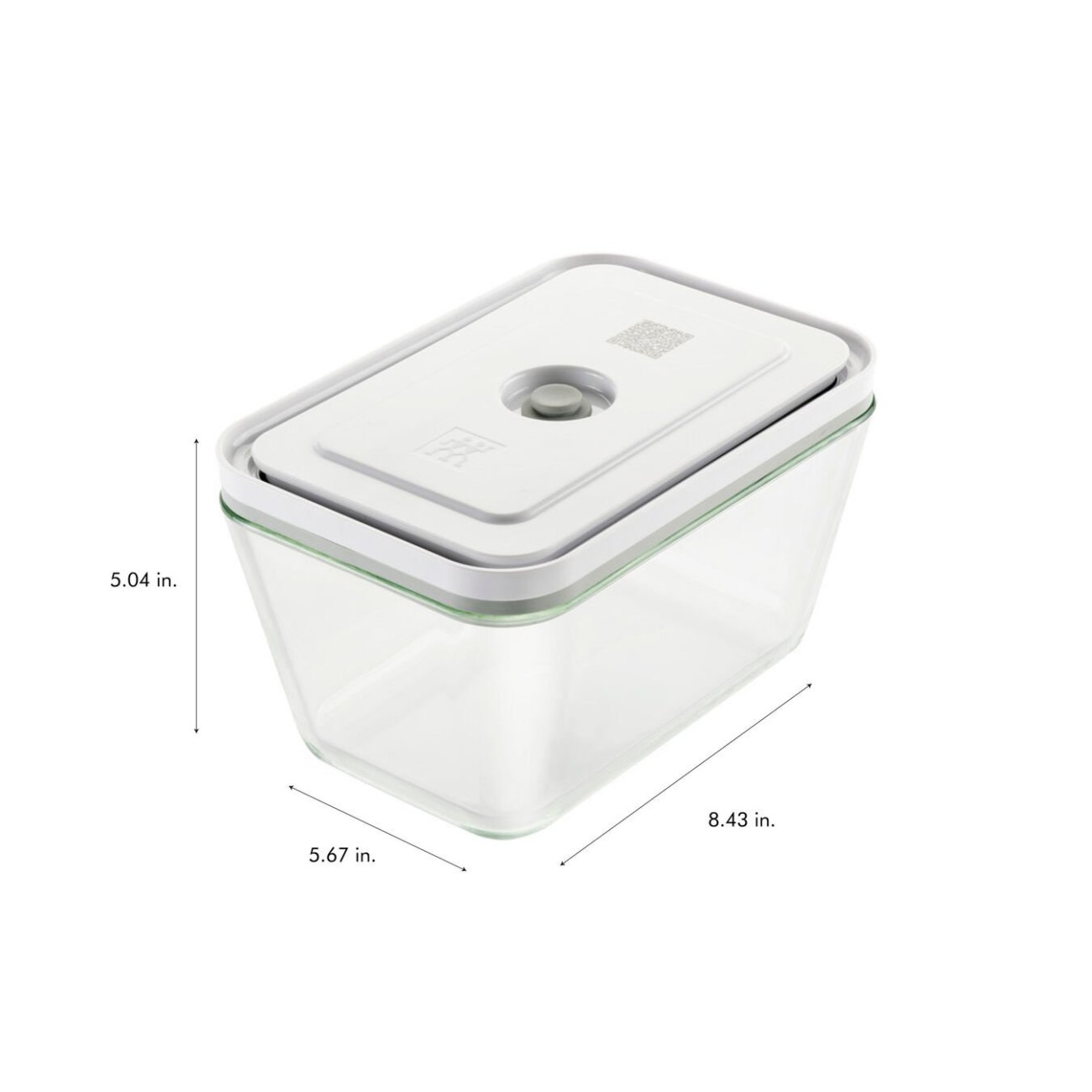 Zwilling Δοχείο τροφίμων Vacuum L παραλληλόγραμμο 2/1,6 lt 21X14Χ13 cm σειρά Fresh & Save Δοχεία Τροφίμων