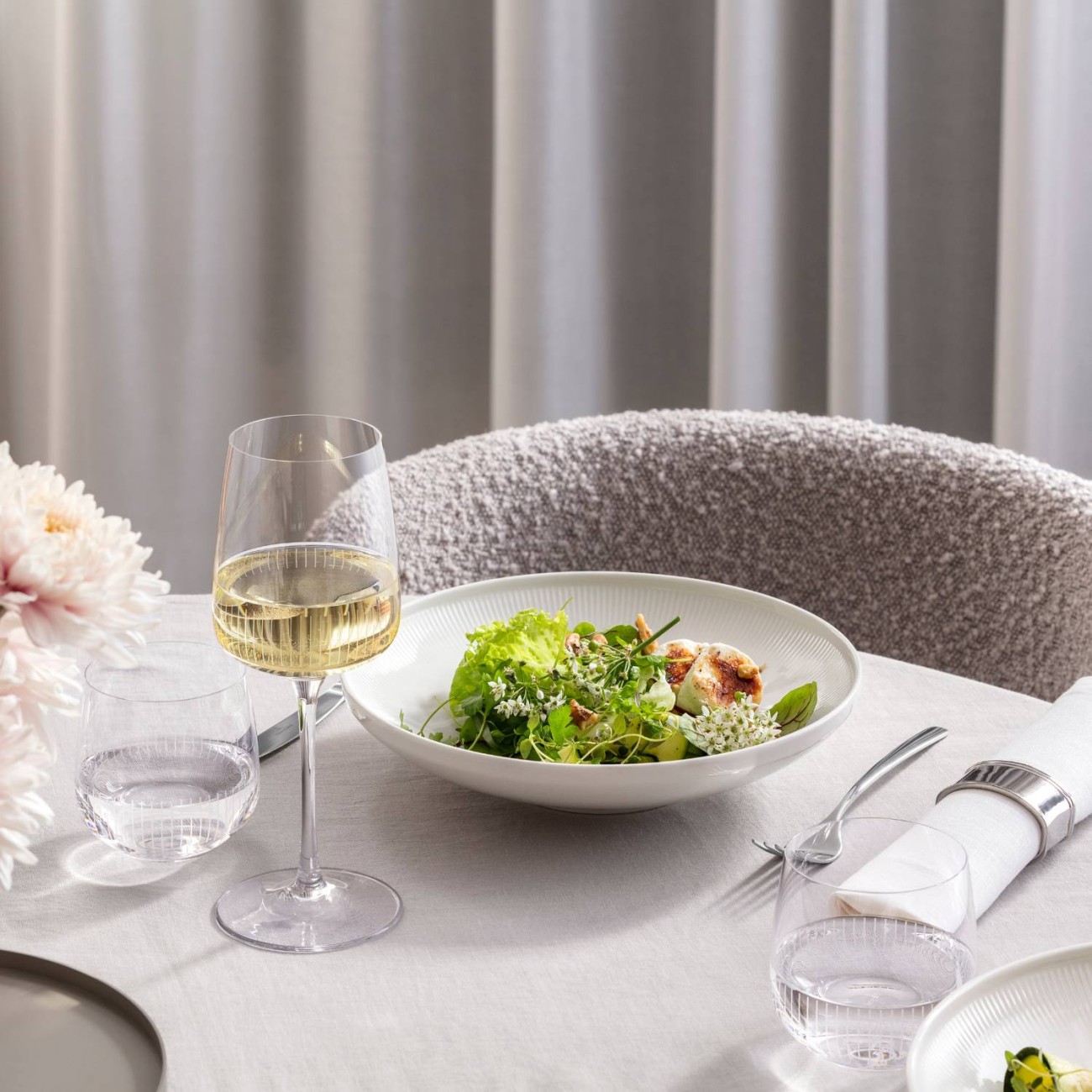 Villeroy & Boch Σετ 4 τεμ. ποτήρι άσπρου κρασιού 0,125 λτ. σειρά Afina Ποτήρια Κρασιού