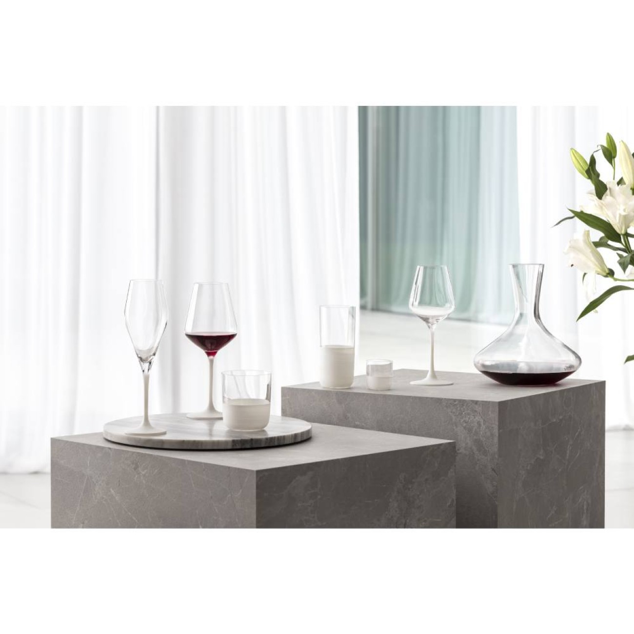 Villeroy & Boch Σετ 4 τεμ. ποτήρι σφηνάκι 0,04 λτ. σειρά Manufacture Rock Blanc Manufacture Rock by Villeroy & Boch