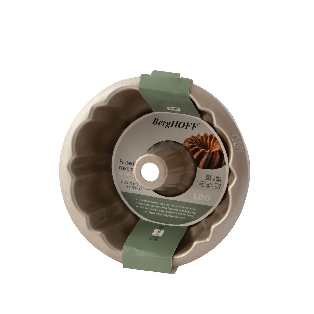 BergHOFF Φόρμα κέικ στρογγυλή 23x10εκ. σειρά Balance Φόρμες Κέικ