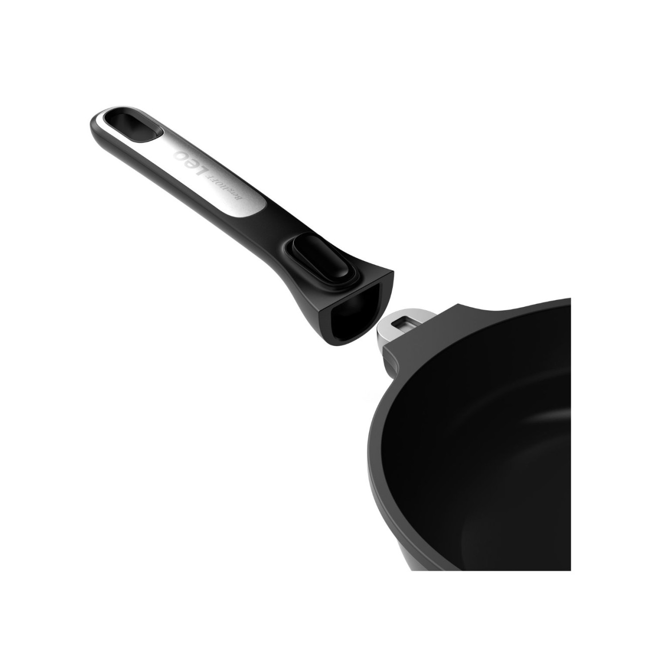 BergHOFF Τηγάνι 28εκ αντικολλητικό με αποσπώμενο χερούλι σειρά Phantom Leo Τηγάνια/Wok