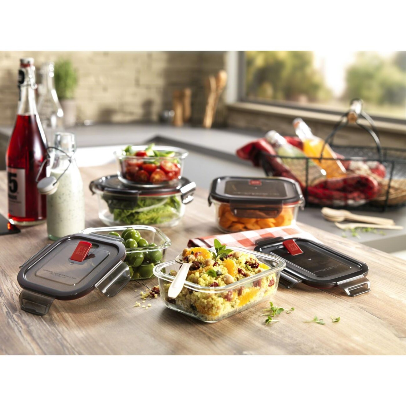 Zwilling J.A Henckels Δοχείο τροφίμων τετράγωνο 500 ml σειρά Gusto Δοχεία Τροφίμων