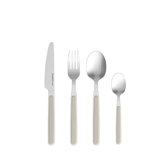 BergHOFF Σετ 24 τεμ. μαχαιροπήρουνα ανοξείδωτα/μπεζ σειρά Balance Leo
