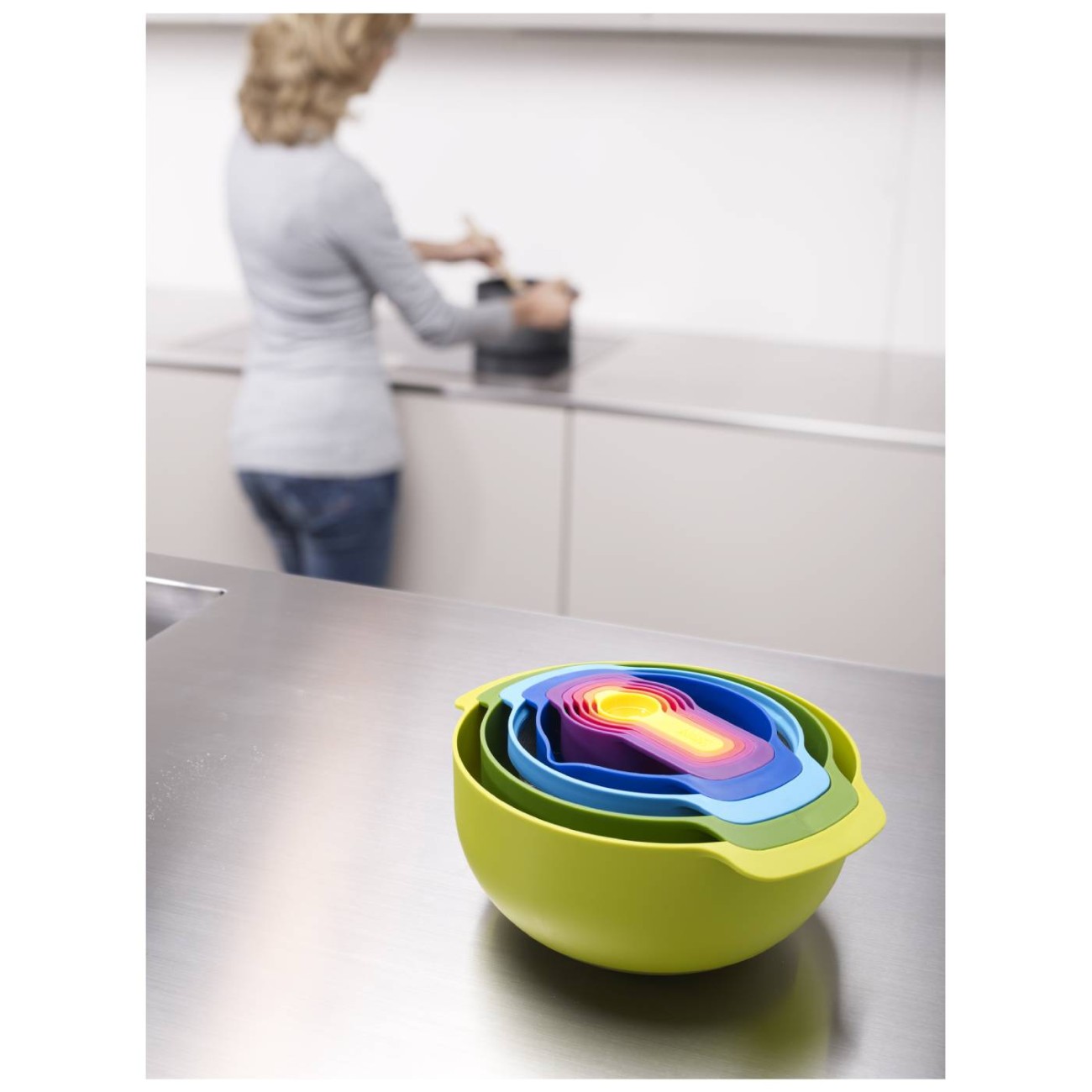 Joseph Joseph Μπoλ - Μεζούρες σετ 9τεμ σειρά Nest 9 Plus Εργαλεία Ζαχαροπλαστικής